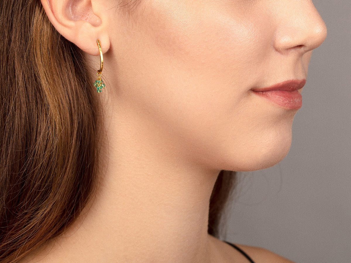 Elegant Tides Gold Drop Earrings | Jewelry Online Shopping | Gold Studs &  Earrings
